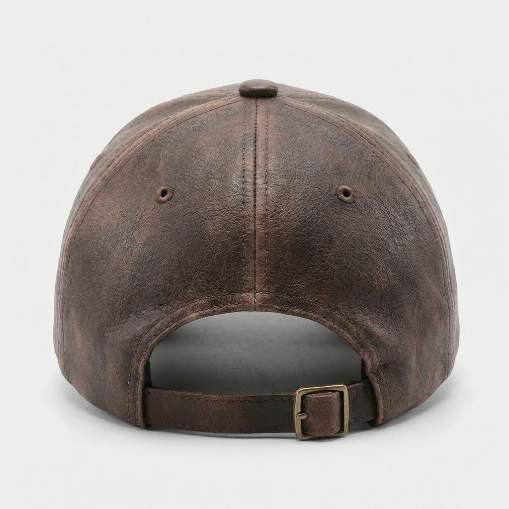 The Retro Leather Cap