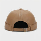 The Leather Docker Cap