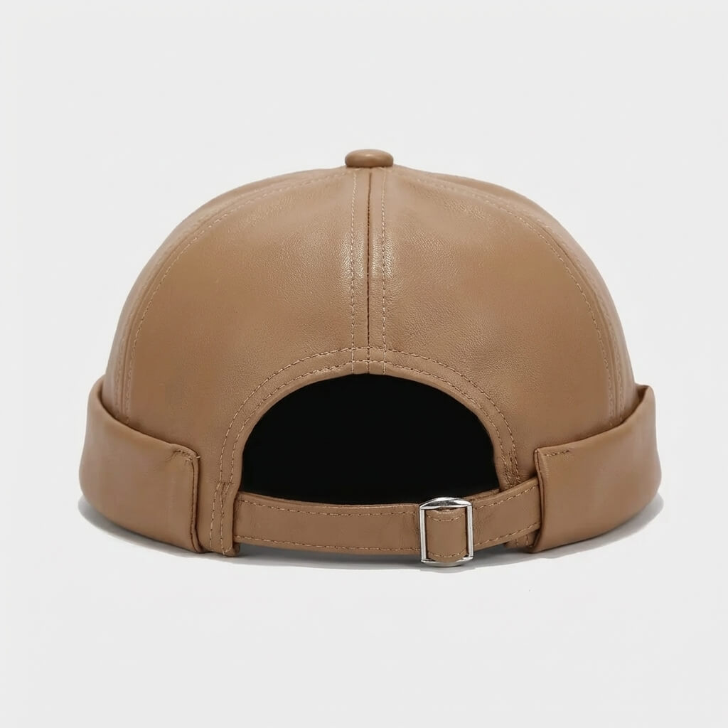 The Leather Docker Cap