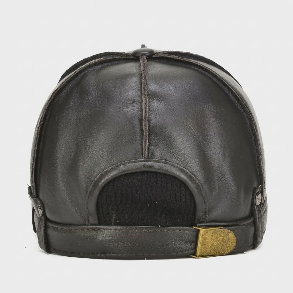 The Aviator Leather Cap