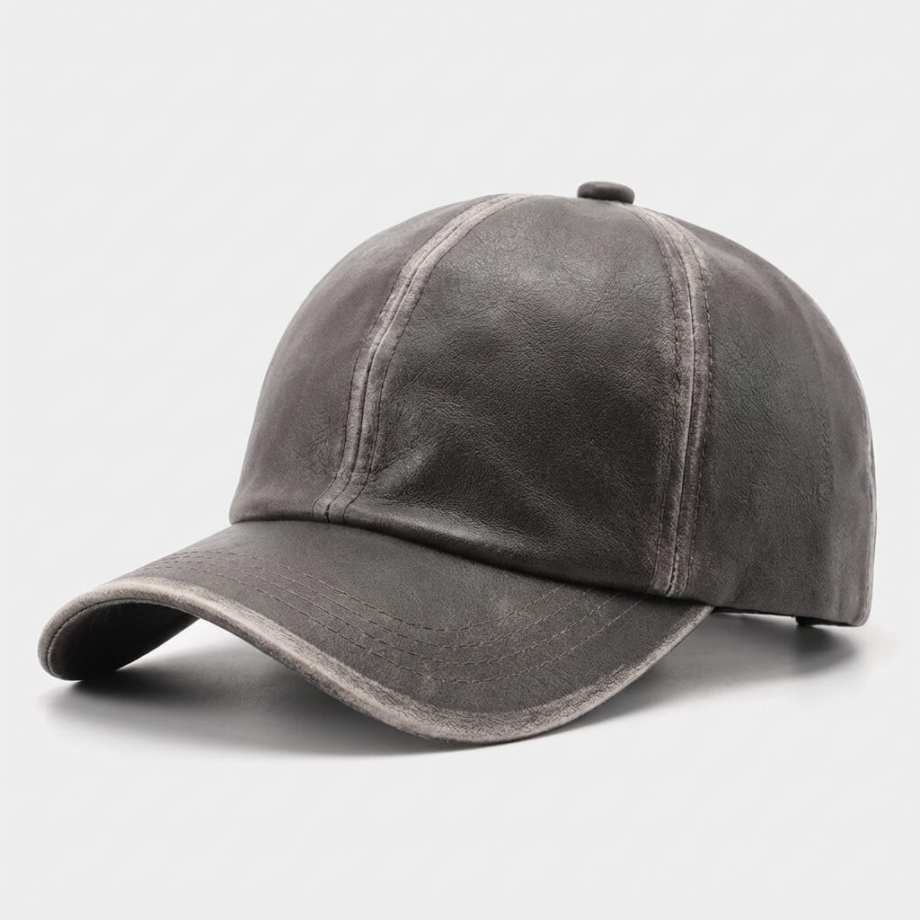 The Retro Leather Cap