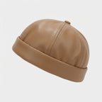 The Leather Docker Cap
