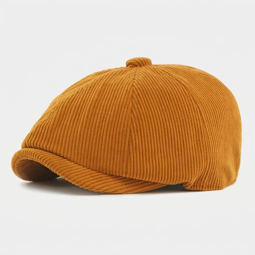 The Corduroy Newsboy Cap