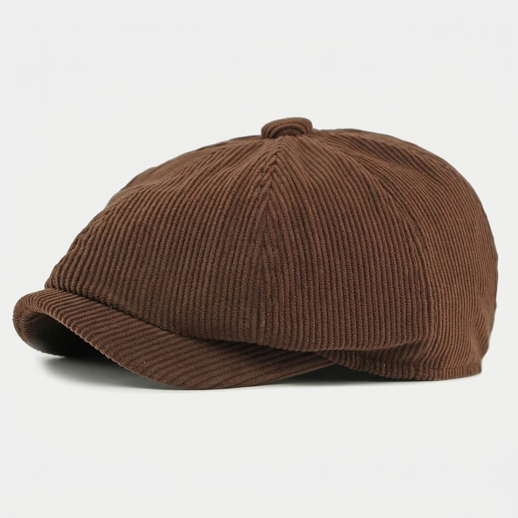 The Corduroy Newsboy Cap
