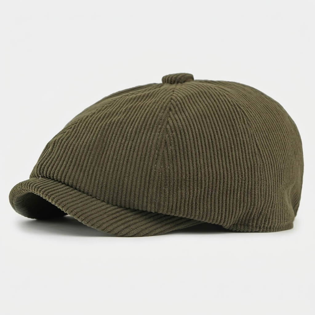 The Corduroy Newsboy Cap