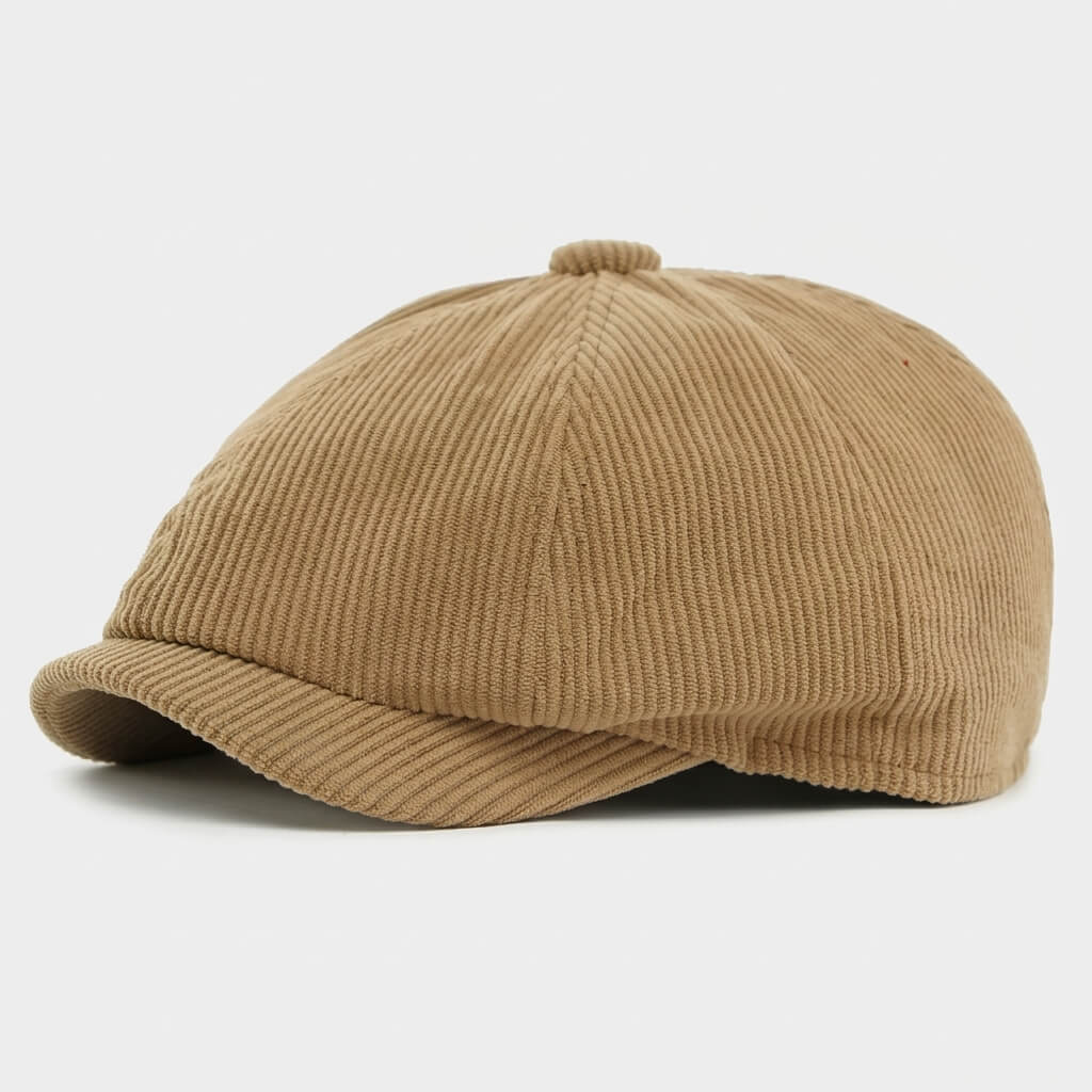 The Corduroy Newsboy Cap