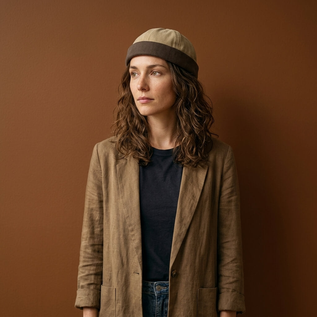 The Two-Tone Washed Docker Cap