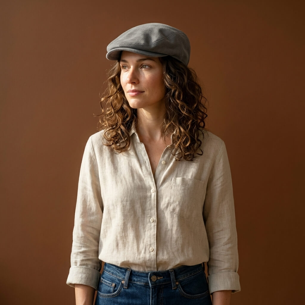 The Suede Flat Cap