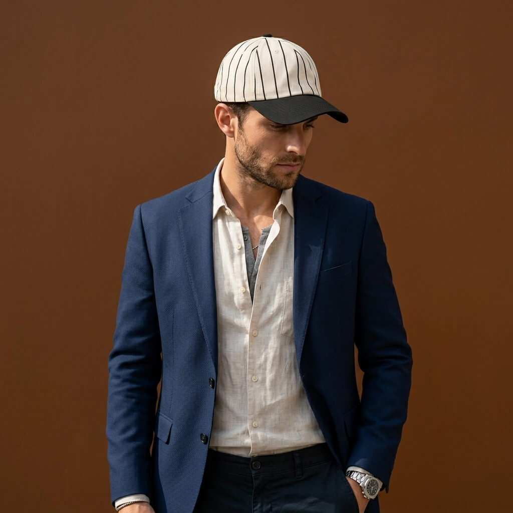 The Pinstripe Cap