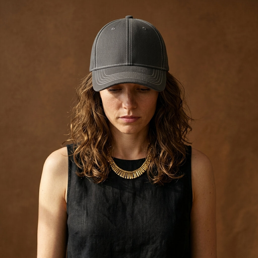 The Contrast Stitch Cap