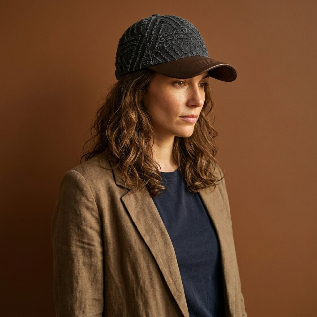 The Woven Denim Cap