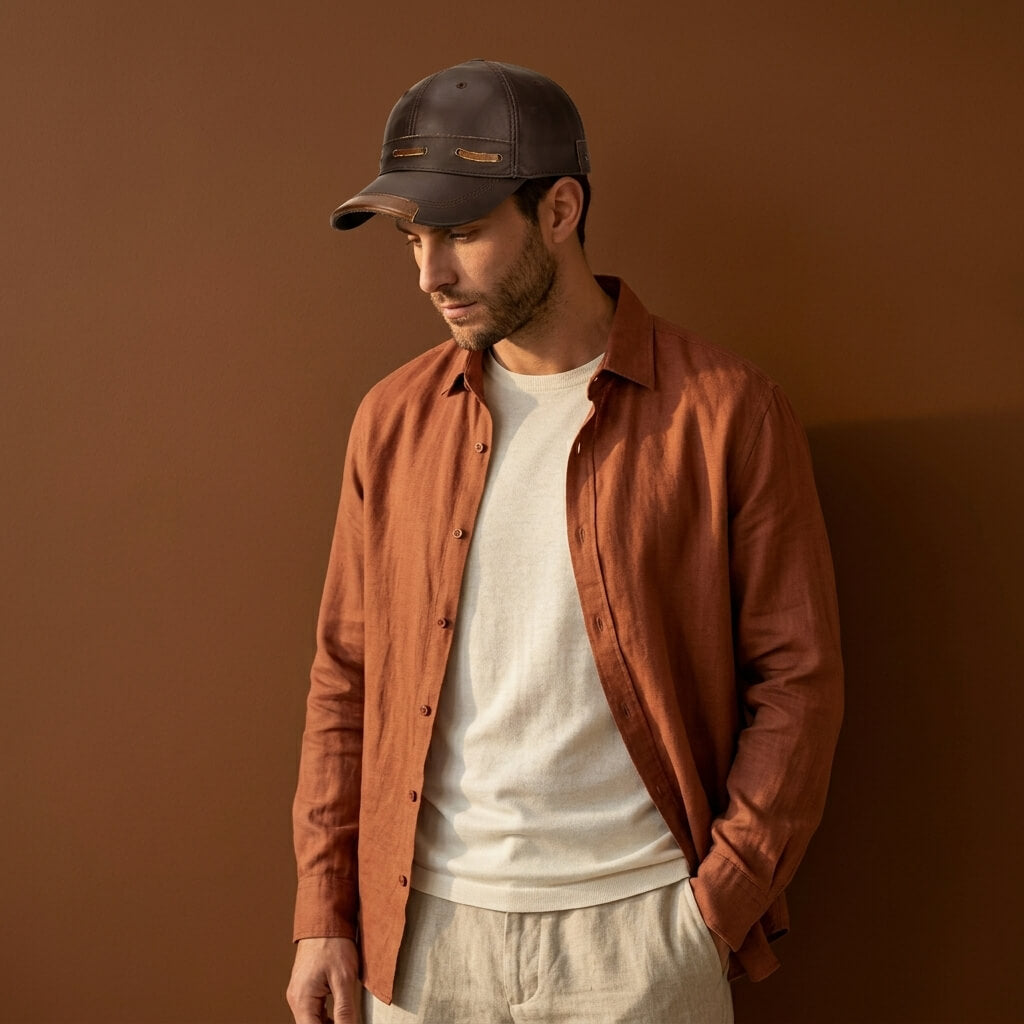 The Dispatch Leather Cap