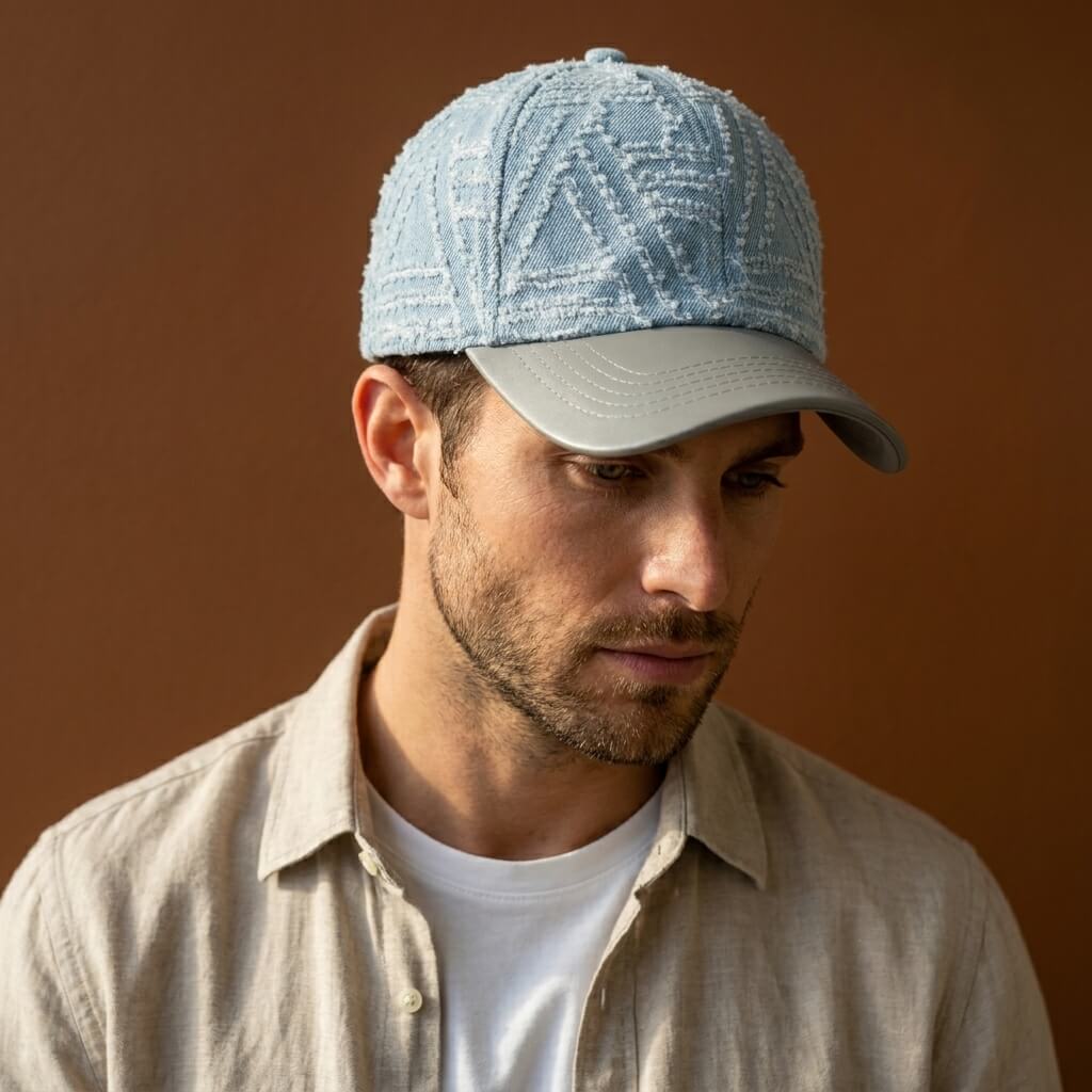 The Woven Denim Cap