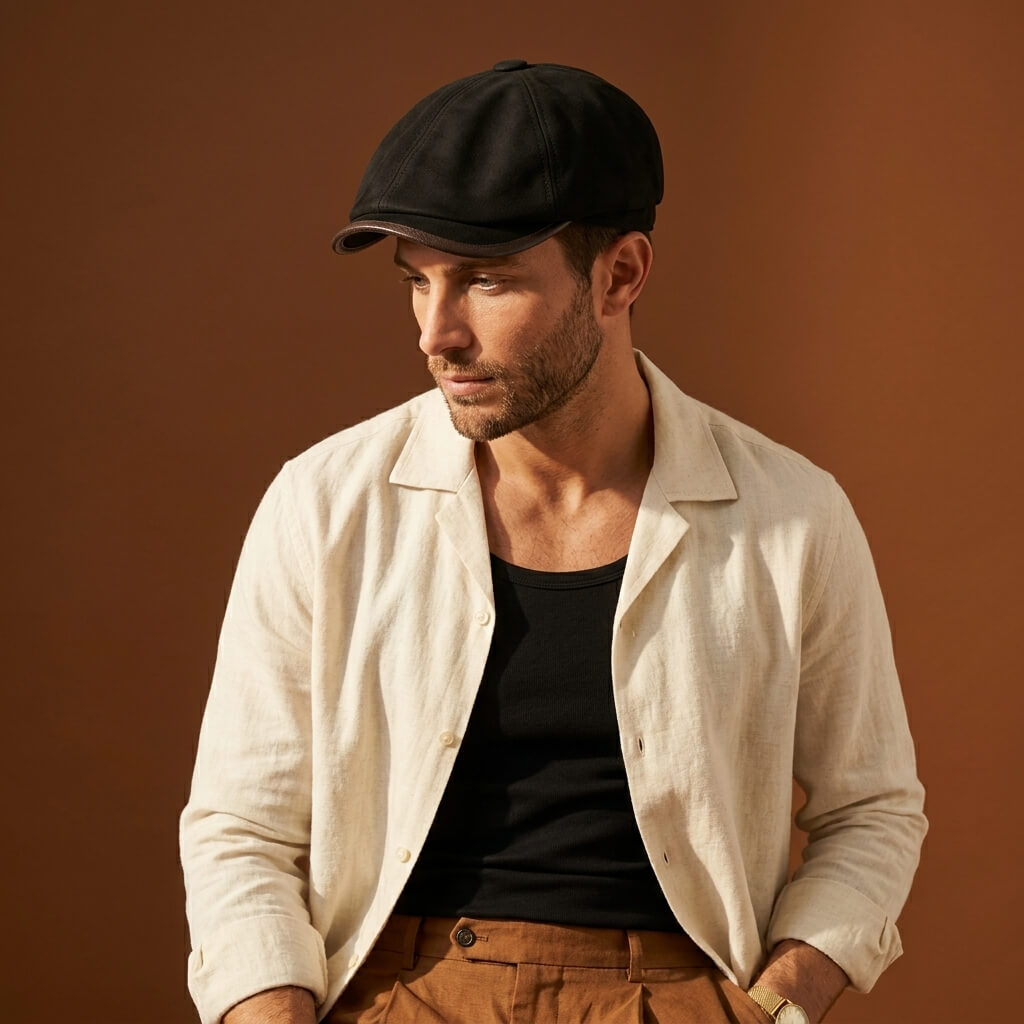 The Matte Newsboy Cap