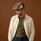 The Wool Patchwork Flat Cap
