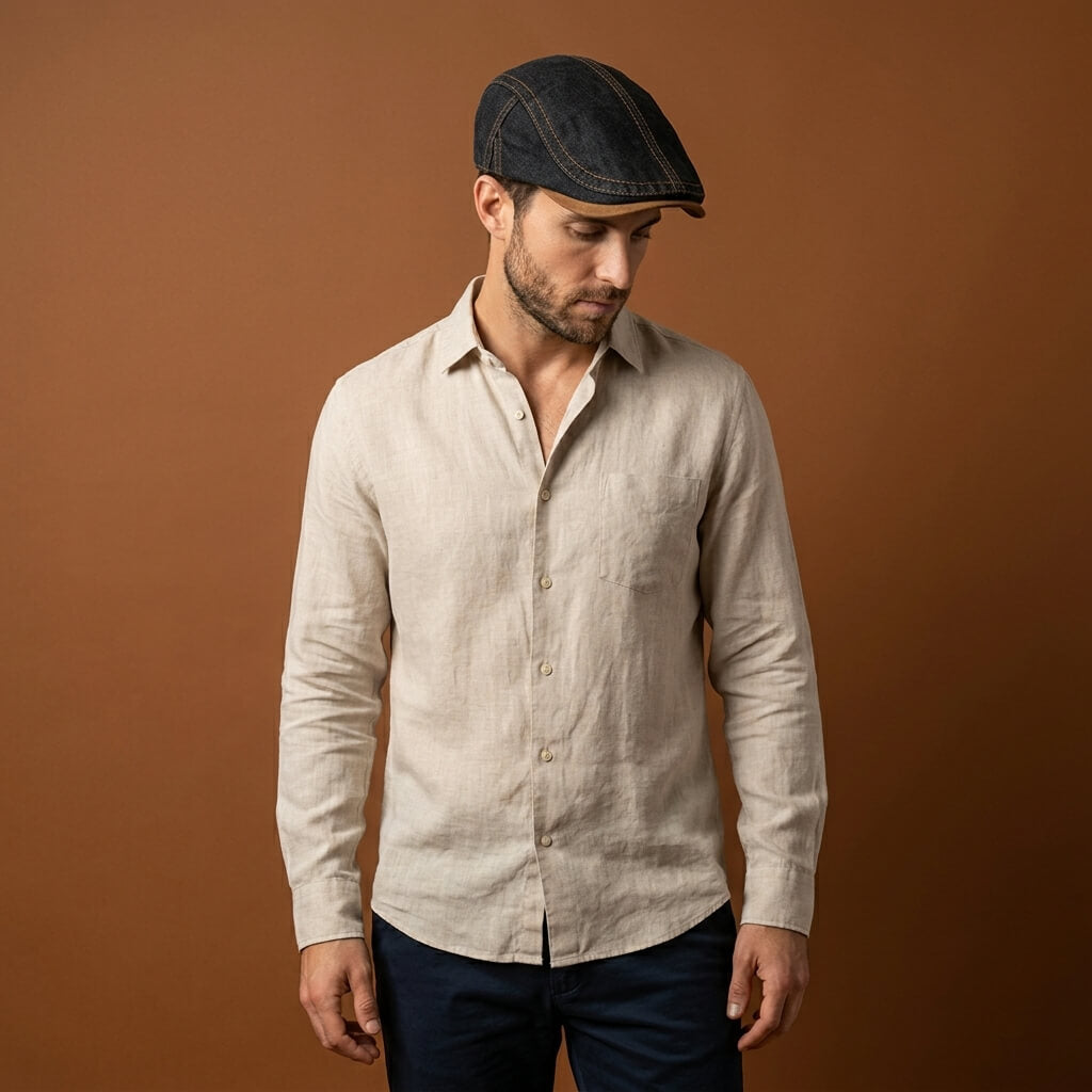 The Denim Flat Cap