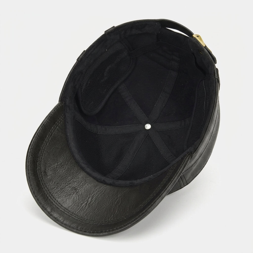 The Aviator Leather Cap