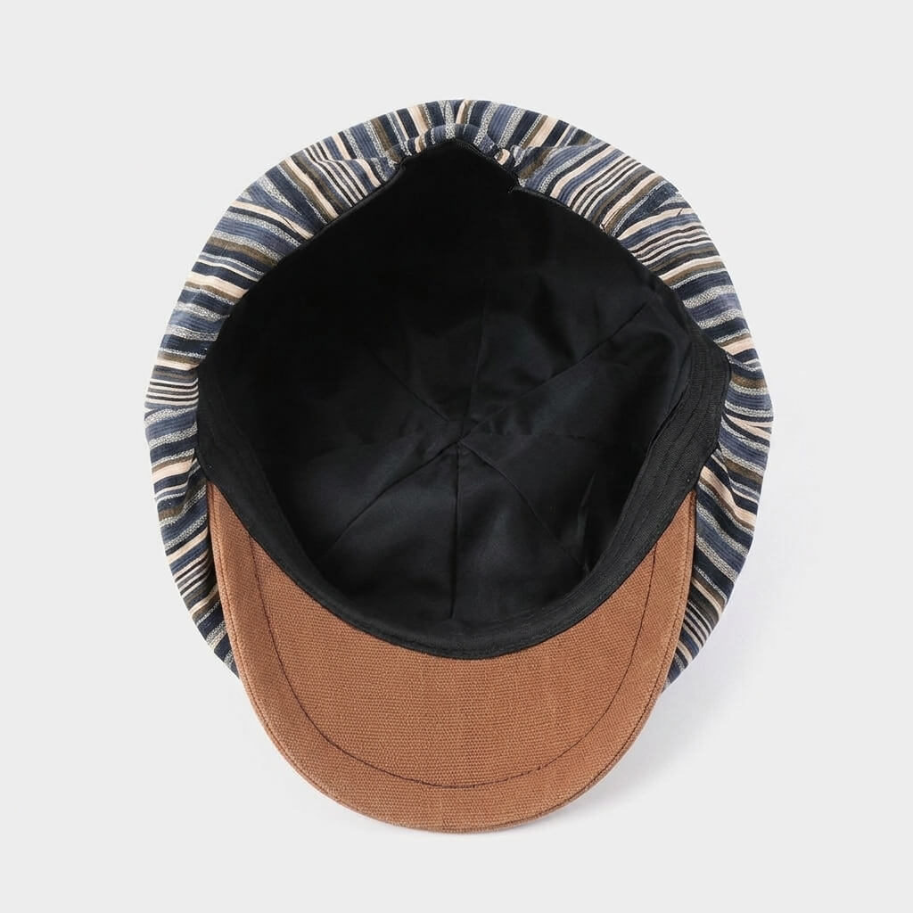 The Linen Newsboy Cap