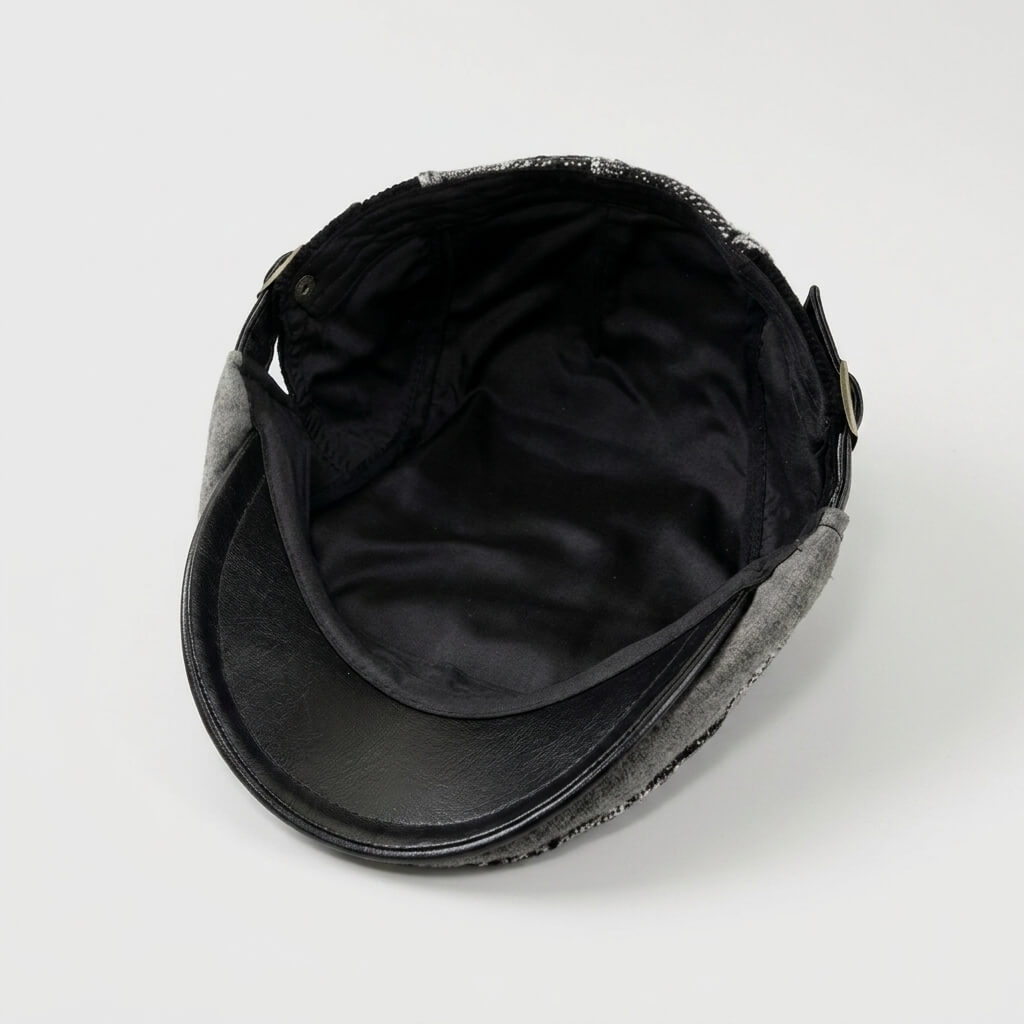 The Wool Patchwork Flat Cap