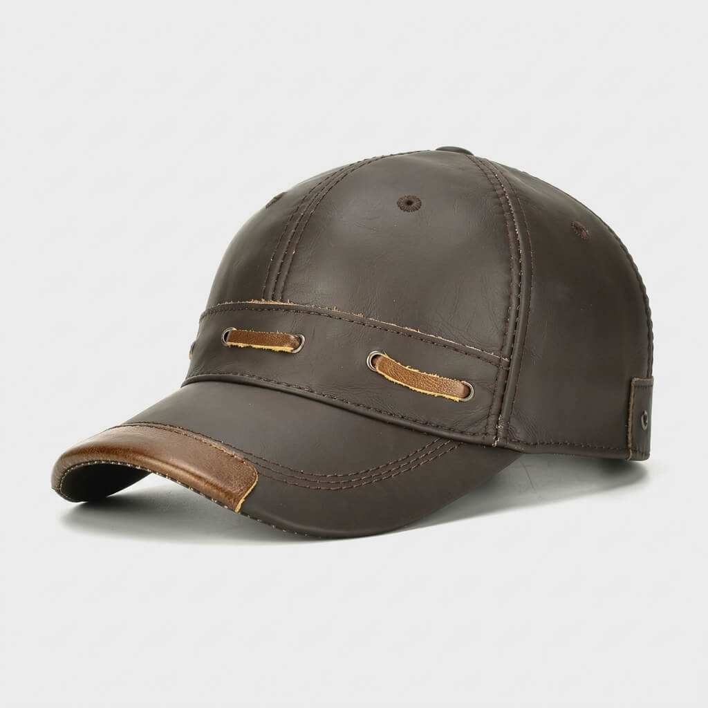 The Dispatch Leather Cap
