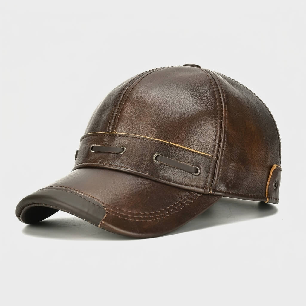 The Dispatch Leather Cap