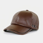 The Cross-Stitch Leather Cap