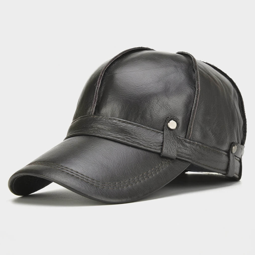 The Aviator Leather Cap