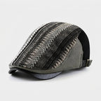 The Wool Patchwork Flat Cap