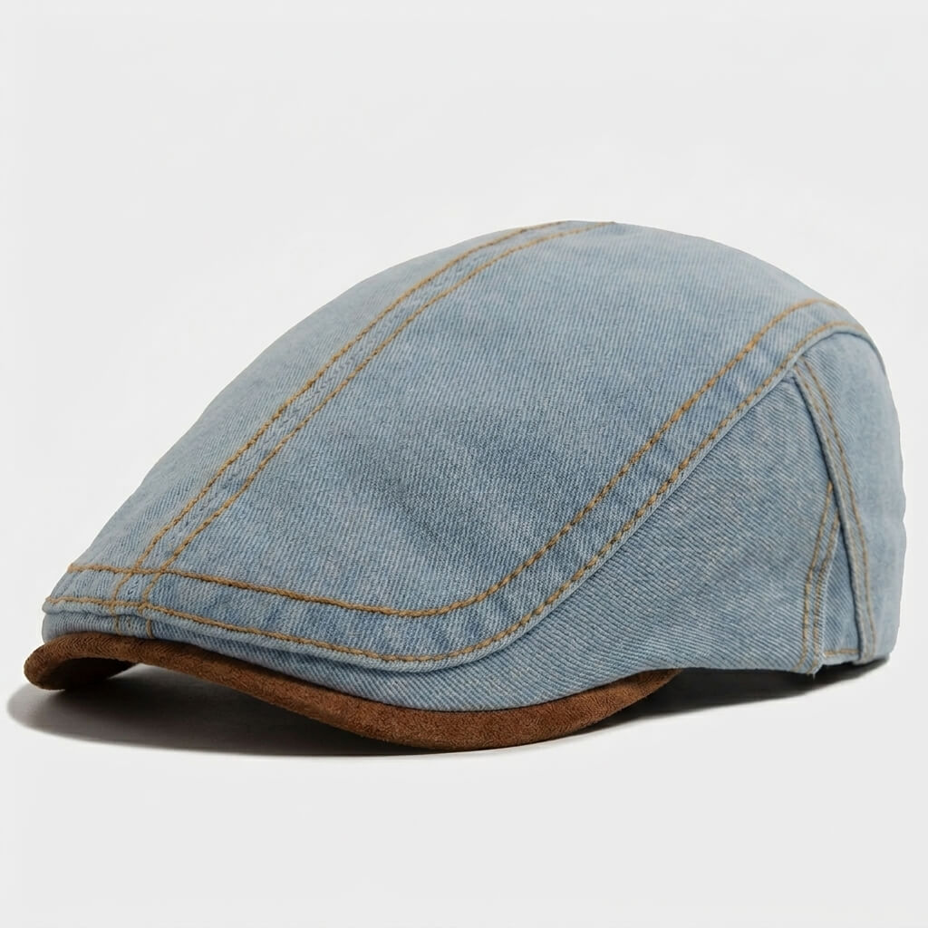 The Denim Flat Cap
